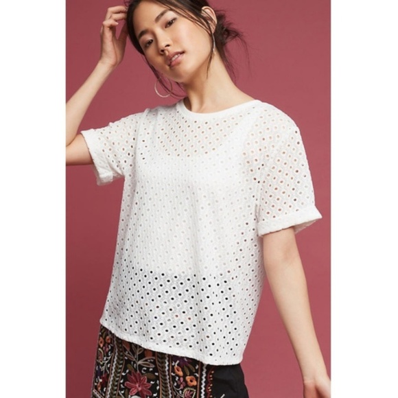 Anthropologie Tops - NEW Anthropologie Chantal Lace Top